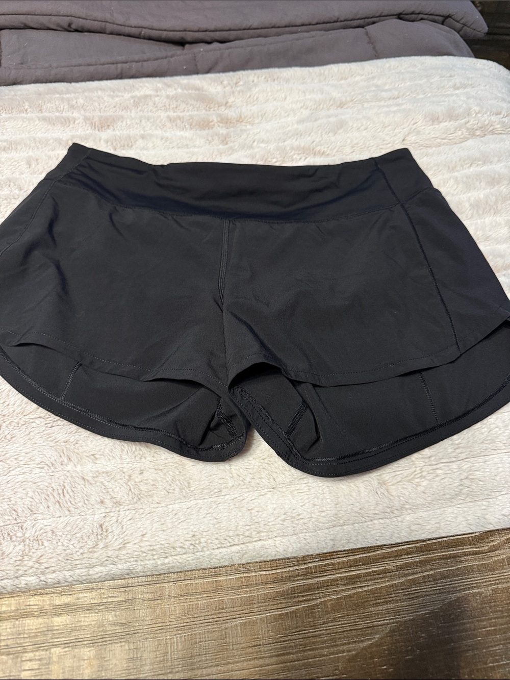 lululemon athletica Black Layered Running Shorts